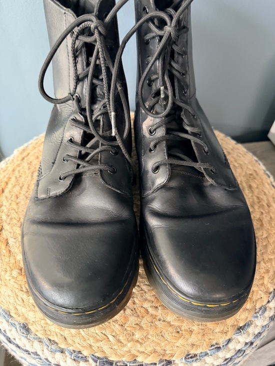 Dr Martens Combs Leather Combat Boots main image 10